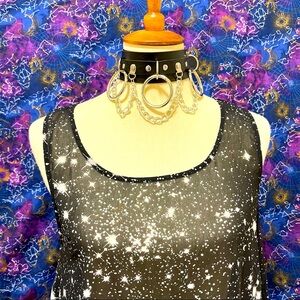 🌈 Lovely starry night tunic dress